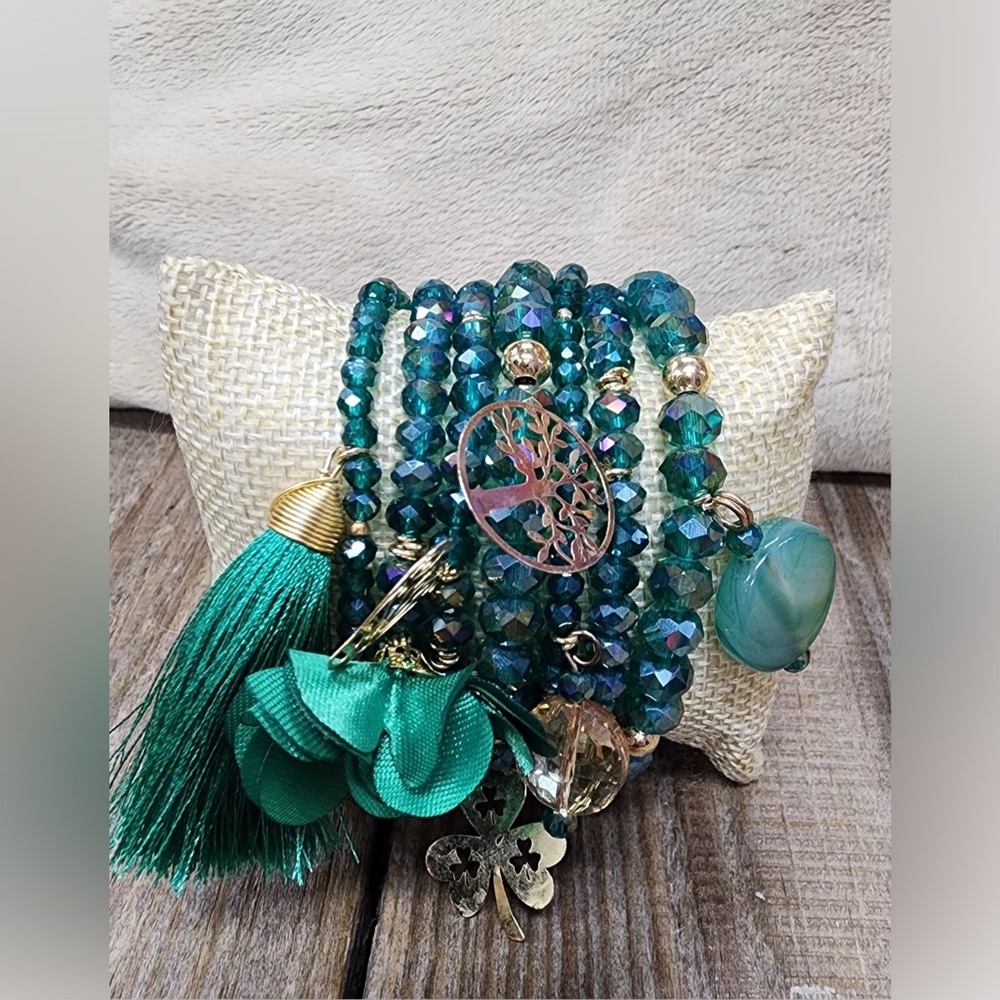 Semanario Crystal Bracelet 7pc Set